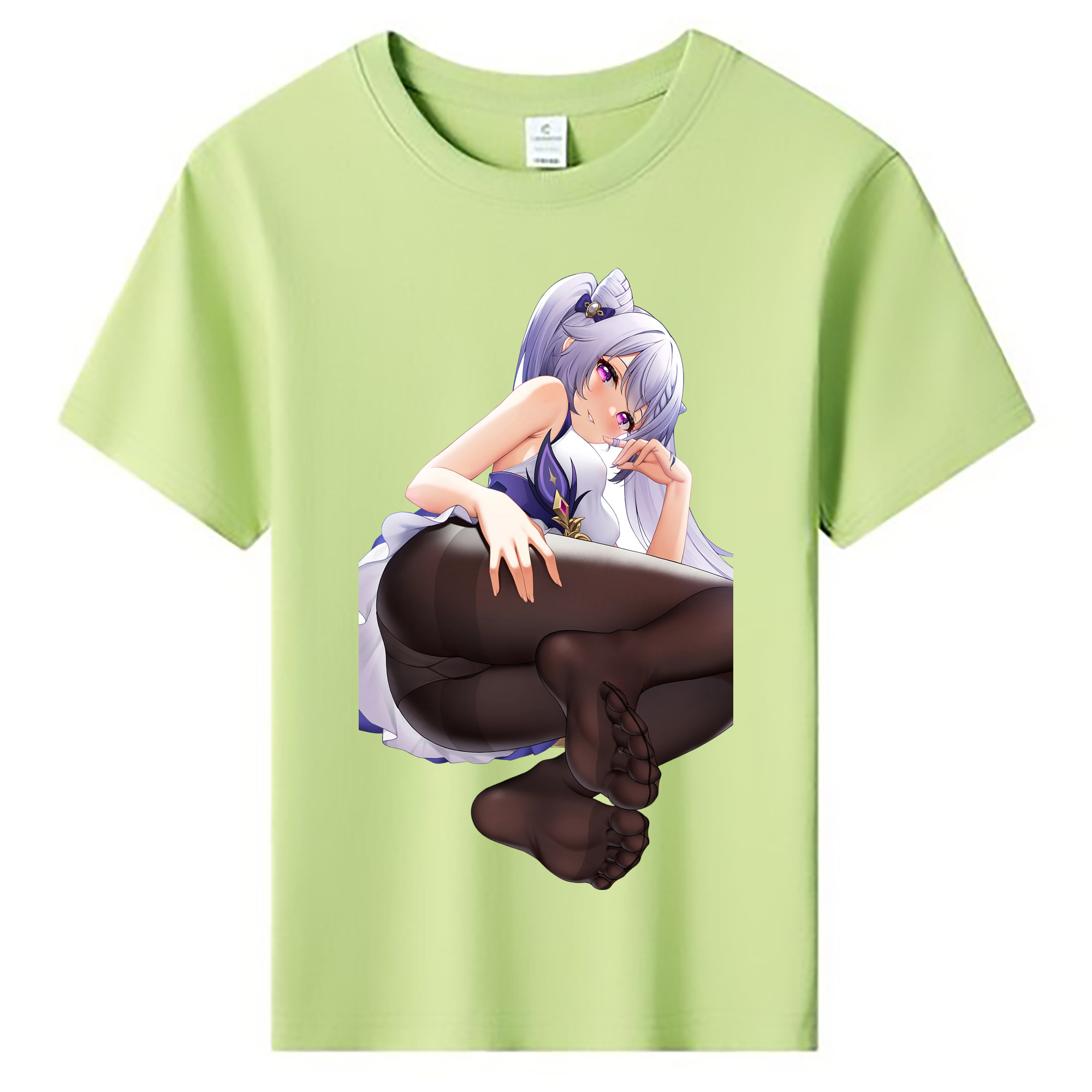 げんし神 刻晴 こくせい genshin Kokusei 綿100％キッズTシャツ（フロントプリント）